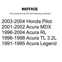 Load image into Gallery viewer, Front Wheel Bearing Pair For Honda Pilot Acura MDX RL Legend TL