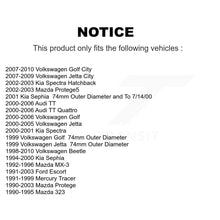 Load image into Gallery viewer, Front Wheel Bearing Pair For Volkswagen Jetta Beetle Ford Escort Mazda Protege