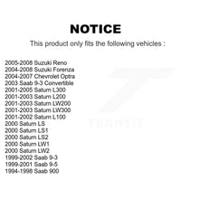 Load image into Gallery viewer, Front Wheel Bearing Pair For Saturn Saab Suzuki L200 Forenza 9-3 L300 9-5 900 LS