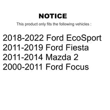 Load image into Gallery viewer, Front Wheel Bearing Pair For Ford Focus Fiesta EcoSport Mazda 2