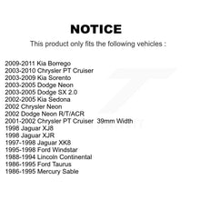 Load image into Gallery viewer, Front Wheel Bearing Pair For Chrysler PT Cruiser Kia Sorento Dodge Neon Ford XK8