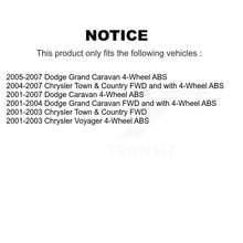 Load image into Gallery viewer, Rear Wheel Bearing And Hub Assembly Pair For Dodge Chrysler Grand Caravan Town &amp;