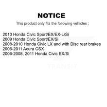 Load image into Gallery viewer, Rear Wheel Bearing And Hub Assembly Pair For Honda Civic Acura CSX