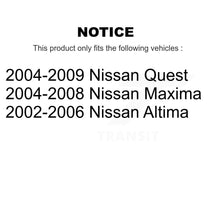 Load image into Gallery viewer, Rear Wheel Bearing And Hub Assembly Pair For Nissan Altima Maxima Quest