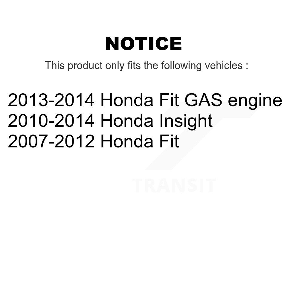Rear Wheel Bearing And Hub Assembly Pair For Honda Fit Insight