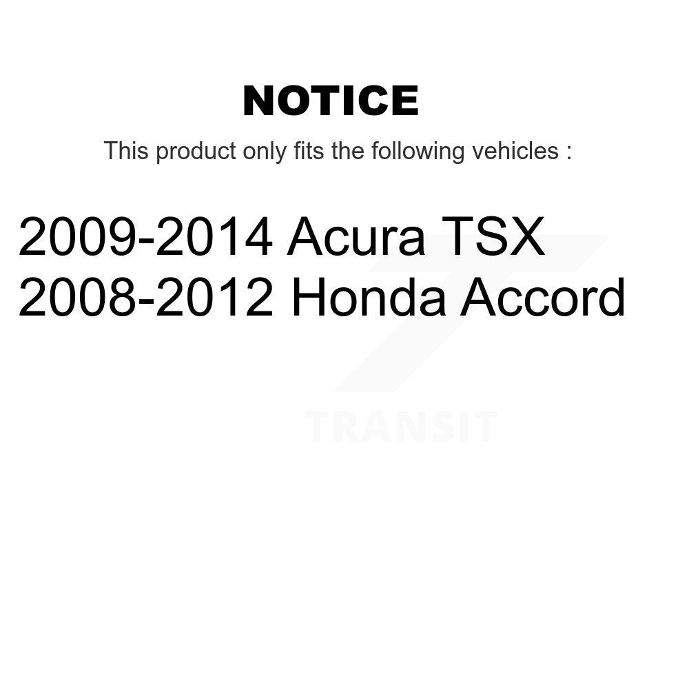 Rear Wheel Bearing And Hub Assembly Pair For Honda Accord Acura TSX