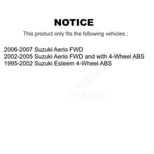 Load image into Gallery viewer, Rear Wheel Bearing And Hub Assembly Pair For Suzuki Aerio Esteem