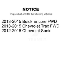 Load image into Gallery viewer, Rear Wheel Bearing And Hub Assembly Pair For Chevrolet Sonic Buick Encore Trax