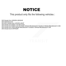 Load image into Gallery viewer, Rear Wheel Bearing And Hub Assembly Pair For Honda Civic