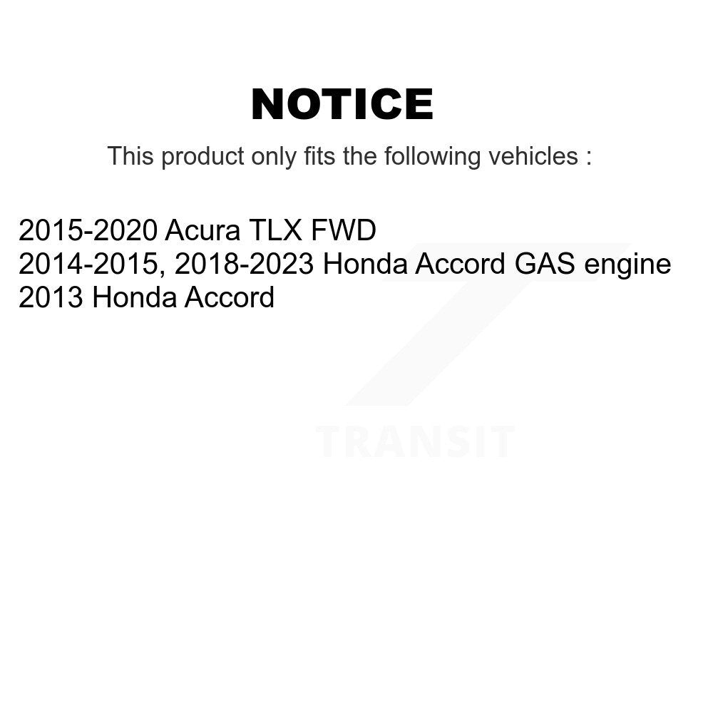 Rear Wheel Bearing And Hub Assembly Pair For Honda Accord Acura TLX