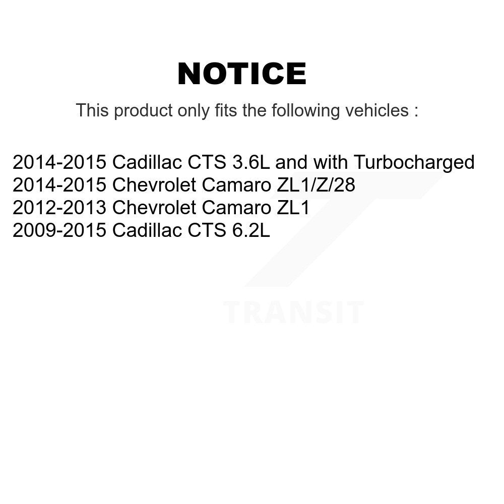 Rear Wheel Bearing And Hub Assembly Pair For Chevrolet Camaro Cadillac CTS