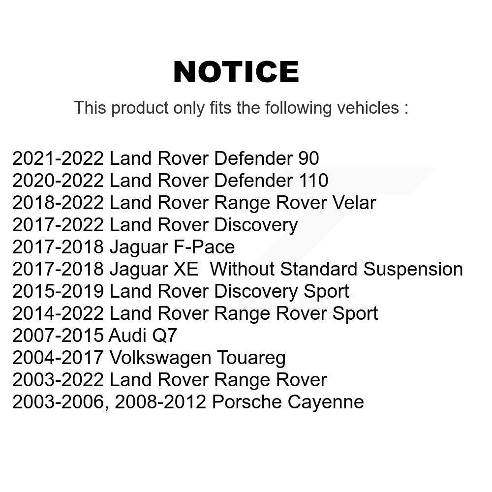 Rear Wheel Bearing Pair For Land Rover Range Audi Q7 Sport Volkswagen Touareg XE