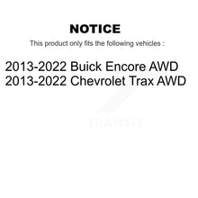 Charger l'image dans la galerie, Rear Wheel Bearing Pair For 2013-2022 Buick Encore Chevrolet Trax AWD K70-101062