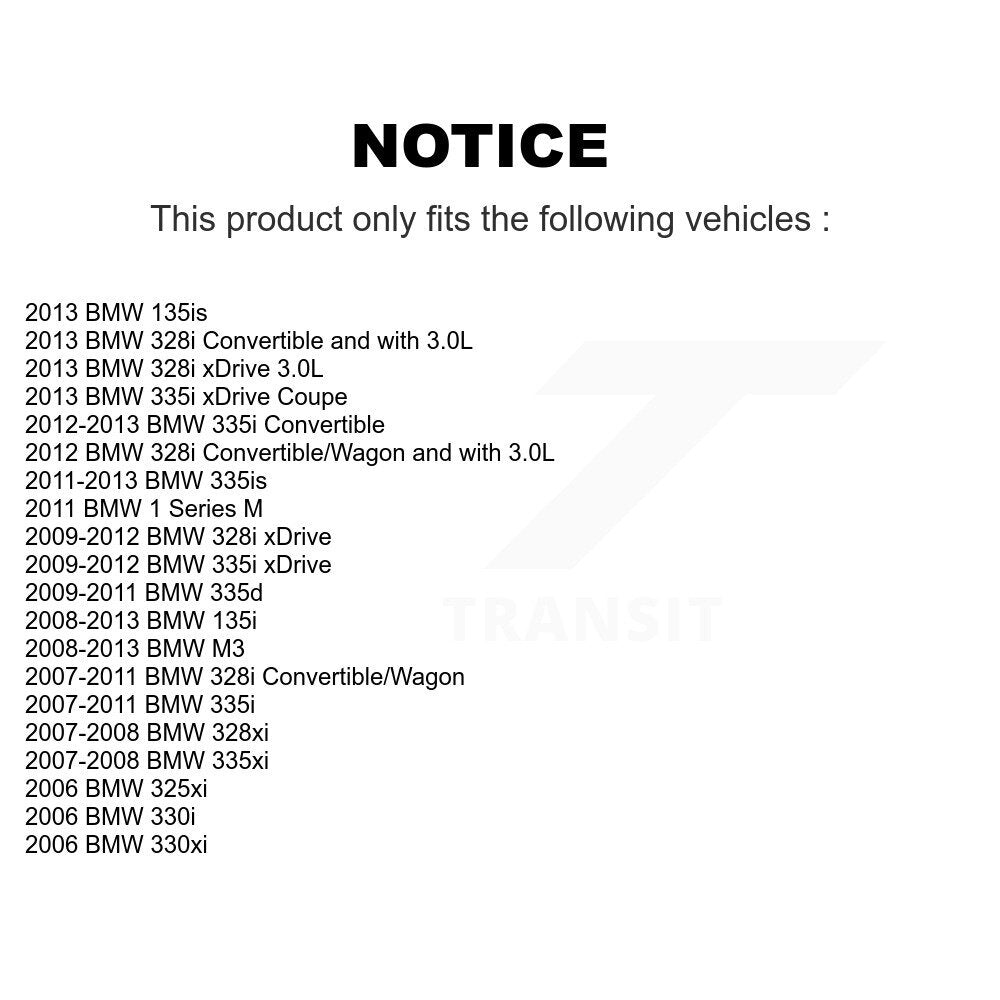 Rear Wheel Bearing Pair For BMW 328i xDrive 335i 328xi 330i M3 135i 325xi 335xi