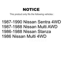 Load image into Gallery viewer, Rear Inner Wheel Bearing And Race Pair For Nissan Sentra Stanza Multi