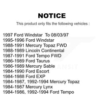 Load image into Gallery viewer, Rear Outer Wheel Bearing Race Pair For Ford Tempo Windstar Escort Mercury Taurus