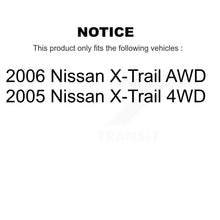 Load image into Gallery viewer, Front Rear Wheel Bearing Kit For Nissan X-Trail