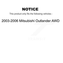 Charger l'image dans la galerie, Front Rear Wheel Bearing Kit For 2003-2006 Mitsubishi Outlander AWD
