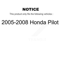 Load image into Gallery viewer, Front Rear Wheel Bearing Kit For 2005-2008 Honda Pilot