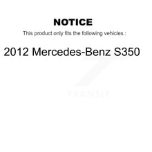 Charger l'image dans la galerie, Front Rear Wheel Bearing Kit For 2012 Mercedes-Benz S350