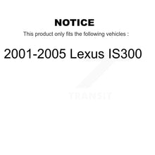 Load image into Gallery viewer, Front Rear Wheel Bearing Kit For 2001-2005 Lexus IS300