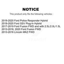 Load image into Gallery viewer, Front Rear Wheel Bearing Hub Assembly Kit For Ford Fusion Lincoln MKZ Police SSV
