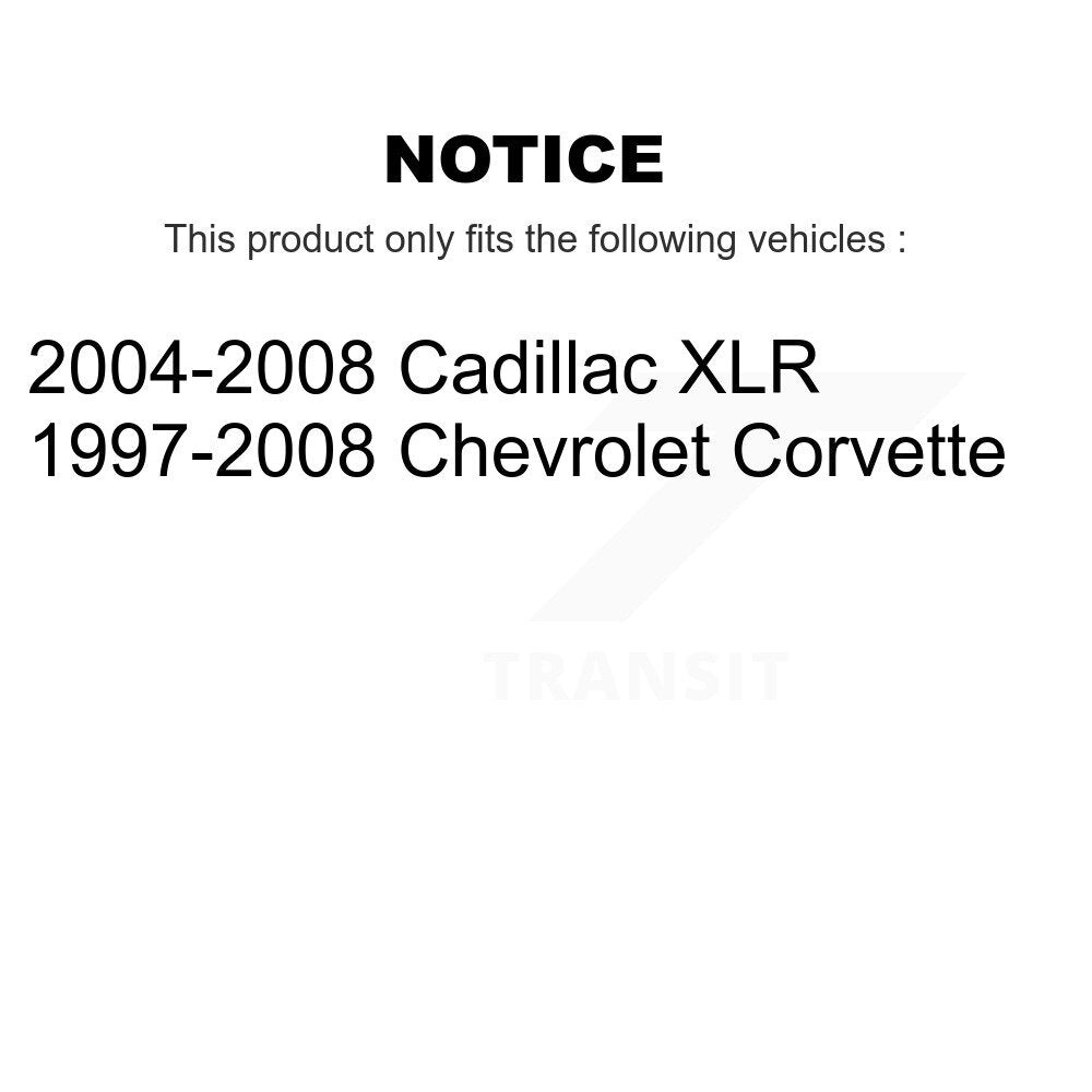 Front Rear Wheel Bearing & Hub Assembly Kit For Chevrolet Corvette Cadillac XLR