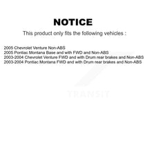 Load image into Gallery viewer, Front Rear Wheel Bearing Hub Assembly Kit For Chevrolet Venture Pontiac Montana