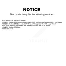 Load image into Gallery viewer, Front Rear Wheel Bearing &amp; Hub Assembly Kit For Cadillac CTS STS