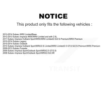 Load image into Gallery viewer, Front Rear Wheel Bearing &amp; Hub Assembly Kit For Subaru Outback Forester Impreza