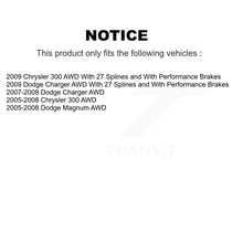 Load image into Gallery viewer, Front Rear Wheel Bearing Hub Assembly Kit For Chrysler 300 Dodge Charger Magnum