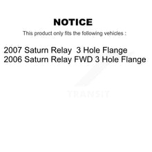 Load image into Gallery viewer, Front Rear Wheel Bearing &amp; Hub Assembly Kit For Saturn Relay