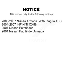 Load image into Gallery viewer, Front Rear Wheel Bearing &amp; Hub Assembly Kit For Nissan Armada INFINITI QX56
