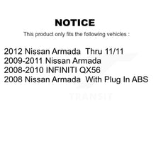 Load image into Gallery viewer, Front Rear Wheel Bearing &amp; Hub Assembly Kit For Nissan Armada Infiniti QX56