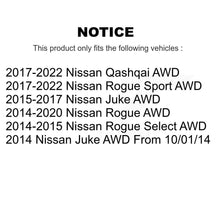 Load image into Gallery viewer, Rear Wheel Bearing Hub Assembly Pair For Nissan Rogue Sport Select Juke Qashqai