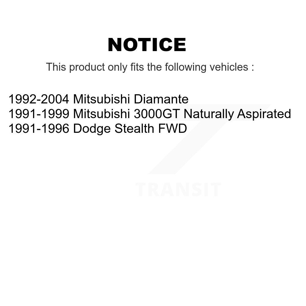 Front Inner Wheel Bearing Pair For Mitsubishi 3000GT Diamante Dodge Stealth