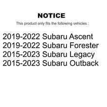 Load image into Gallery viewer, Front Rear Wheel Bearing &amp; Hub Assembly Kit For Subaru Outback Legacy Forester