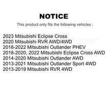 Charger l'image dans la galerie, Rear Wheel Bearing Hub Assembly Pair For Mitsubishi Outlander Sport Eclipse RVR