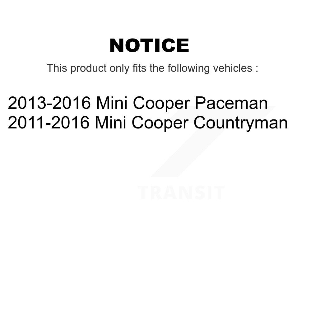 Front Wheel Bearing And Hub Assembly Pair For Mini Cooper Countryman Paceman