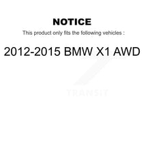 Charger l'image dans la galerie, Front Wheel Bearing And Hub Assembly Pair For 2012-2015 BMW X1 AWD
