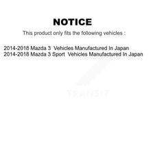 Load image into Gallery viewer, Front Rear Wheel Bearing &amp; Hub Assembly Kit For 2014-2018 Mazda 3 Sport