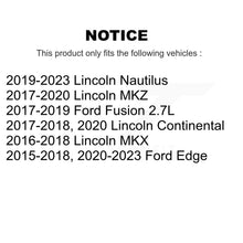 Charger l'image dans la galerie, Front Wheel Bearing And Hub Assembly Pair For Ford Fusion Edge Lincoln MKX MKZ