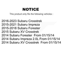 Charger l'image dans la galerie, Front Wheel Bearing &amp; Hub Assembly Pair For Subaru Forester Crosstrek Impreza XV