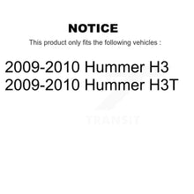 Load image into Gallery viewer, Front Wheel Bearing And Hub Assembly Pair For 2009-2010 Hummer H3 H3T