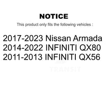 Charger l'image dans la galerie, Rear Wheel Bearing And Hub Assembly Pair For INFINITI Nissan Armada QX80 QX56