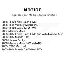 Load image into Gallery viewer, Front Rear Wheel Bearing &amp; Hub Assembly Kit For Ford Fusion Mazda 6 Lincoln MKZ