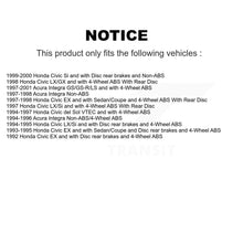 Charger l'image dans la galerie, Front Rear Wheel Bearing Hub Assembly Kit For Honda Civic Acura Integra del Sol