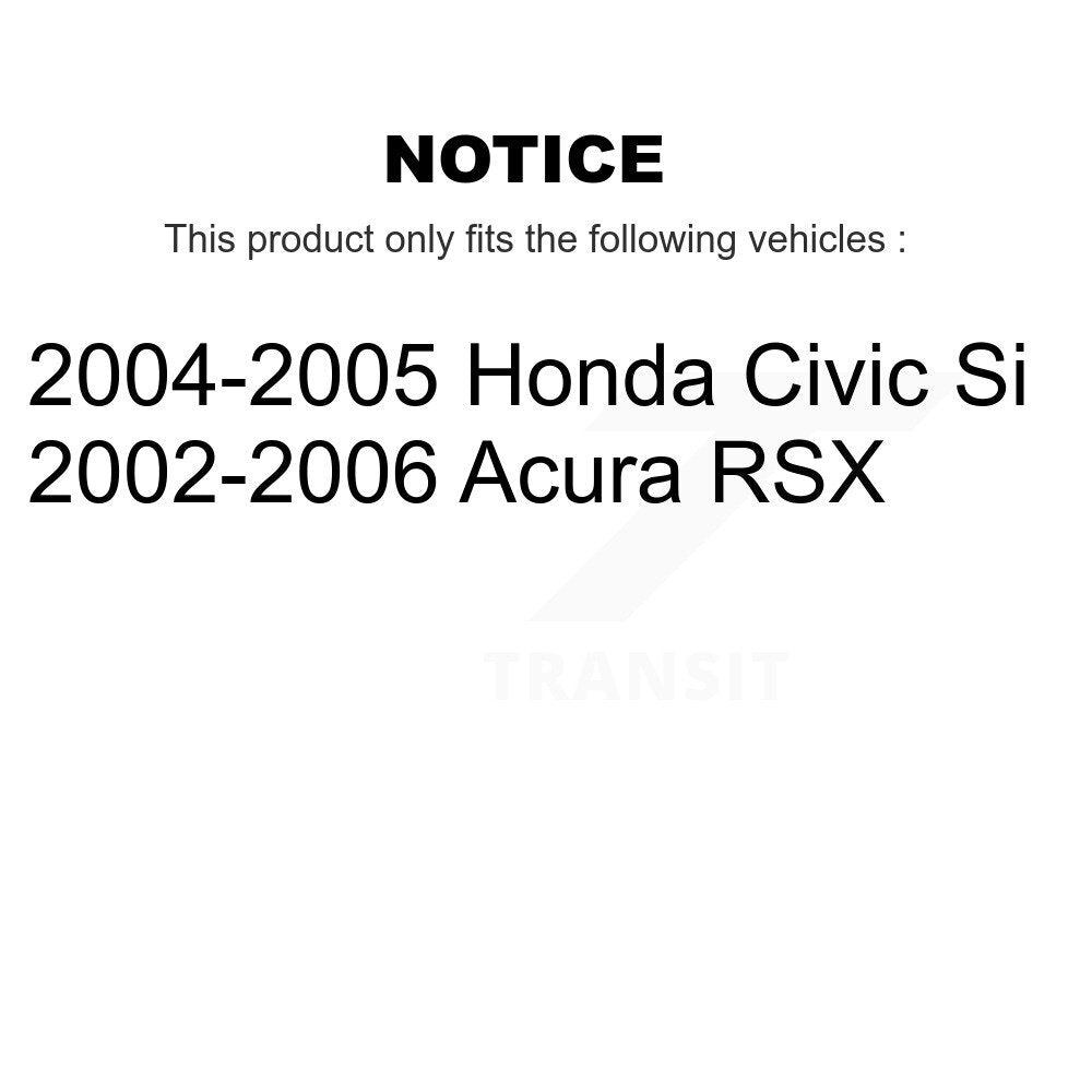 Front Rear Wheel Bearing And Hub Assembly Kit For Honda Civic Acura RSX