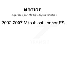 Load image into Gallery viewer, Front Rear Wheel Bearing And Hub Assembly Kit For 2002-2007 Mitsubishi Lancer ES