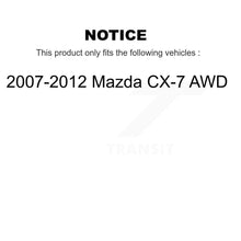 Load image into Gallery viewer, Front Rear Wheel Bearing And Hub Assembly Kit For 2007-2012 Mazda CX-7 AWD